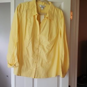 CJ Banks button down dress shirt